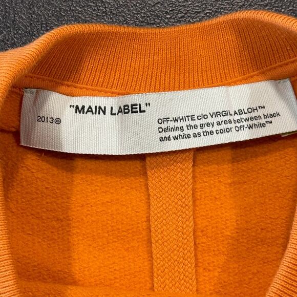 Off White Spray Painting Slim Crewneck *NEW WITH TAGS*SIZE M - Picture 7 of 9